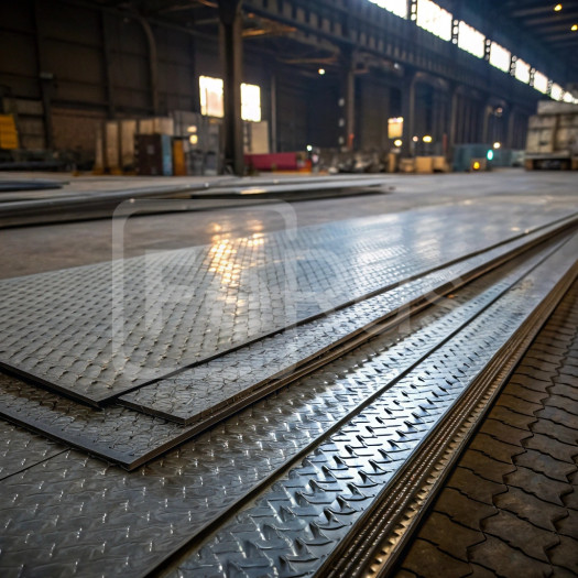 Лист алюминиевый рифленый квинтет 1,5х500 мм 1105 ТУ 1-801-20-2008