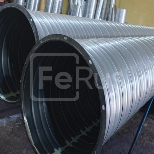 Воздуховод спирально-навивной оцинкованный ф1120, 3 м, 1 мм