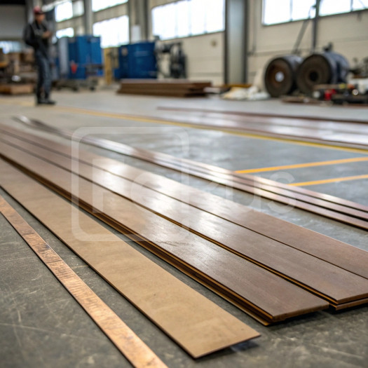 Полоса бронзовая электросварная 0,35х140 мм БрБНТ1,9 ГОСТ 1789-2013