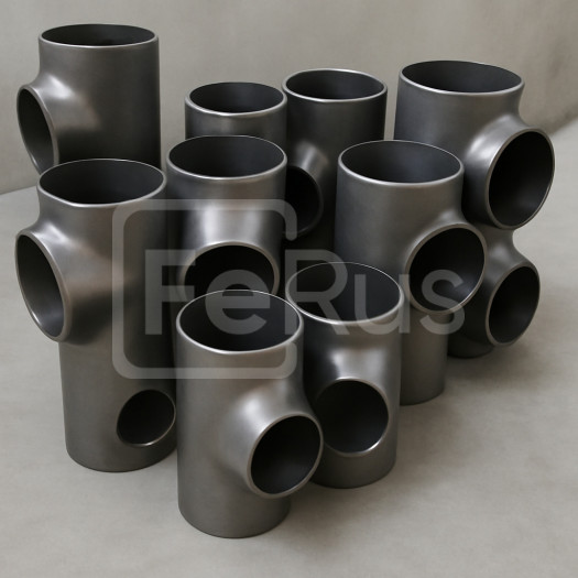 Тройник переходный стальной 114,3х8,8-76,1х7,1 DN 100 16ГС ГОСТ 17376-2001